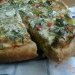 Пирог с кабачками