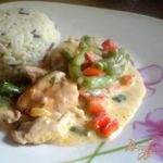 Ароматное куриное филе с чесноком и кинзой