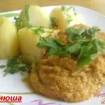 Курица в кабачковой икре