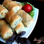 Пирожки закусочные с курицей, грибами и рисом.