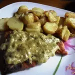 Рыба с щавелевым соусом