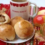 Яблочные булочки Румяные щёчки