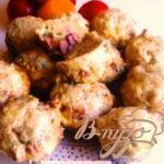 Маффины с ветчиной с сыром
