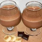 Бананово-шоколадный коктейль