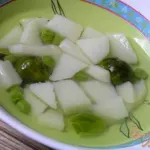 Овощной суп с брюссельской капустой