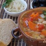 Фассолада - греческий фасолевый суп