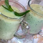 Йогуртовый коктейль с бананом и киви