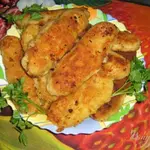 Картофельные крокеты с пикантной начинкой.