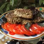 Котлеты из печени с рисом