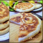 Ароматные лепёшки из манки с сыром.