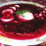 Холодный свекольник