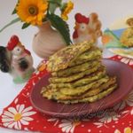 Кабачковые оладьи с адыгейским сыром