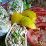 Рулет-лаваш с рыбкой