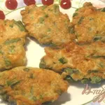 Шницель из стручковой фасоли.