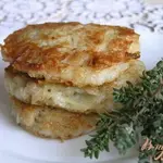 Котлеты из картофеля и овсянки с базиликом