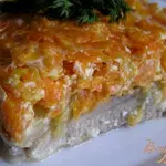 Свинина в оранжевом платье