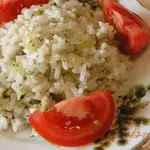 Капуста с рисом и базиликом