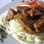 Говядина в кисло-сладком соусе