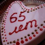 Торт 65 лет