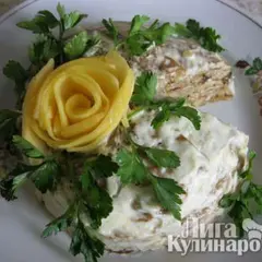 фото рецепта Торт из кабачков постный