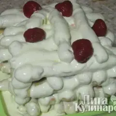 фото рецепта Торт  Поленница в снегу