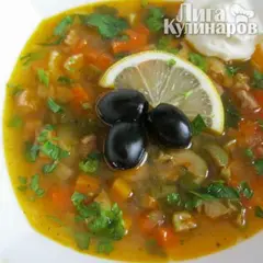фото рецепта Солянка из остаточков