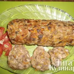 фото рецепта Рубленый мясной рулет