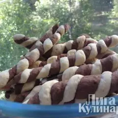 фото рецепта Печенье Косичка