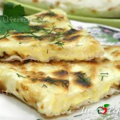 фото рецепта Ёка - лаваш с яйцом и сыром