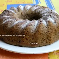 фото рецепта Кекс на льняной муке с бананом и курагой