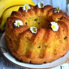 фото рецепта Кекс с вялеными бананами