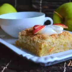 фото рецепта Яблочный пирог со штрейзелем