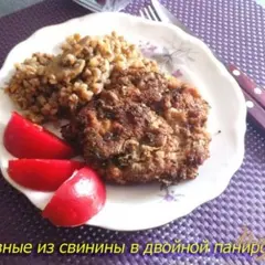 фото рецепта Отбивные из свинины в двойной панировке