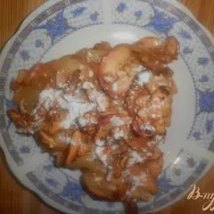фото рецепта Пирог с овсянкой и яблоками