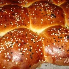 фото рецепта Булочки с изюмом (как по 9 копеек)