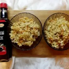 фото рецепта Рис с соевым соусом и овощами