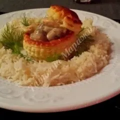 фото рецепта Буше а ля рэн или курица по королевски