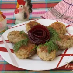 фото рецепта Постные котлеты из рыбных консервов