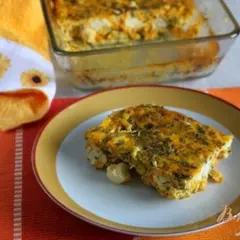 фото рецепта Фриттата из куриного филе, тыквы, брынзы