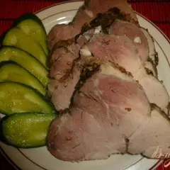 фото рецепта Свиная лопатка запеченная в фольге