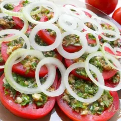 фото рецепта Закуска из помидоров по-тбилисски