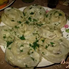 фото рецепта Манты.