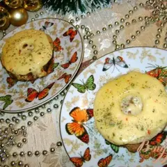 фото рецепта Праздничная котлета с ананасом и сыром