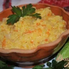фото рецепта Кукурузная каша с овощами