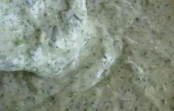 Тесто должно получиться как густая сметана.