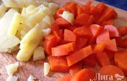Порезать кубиками