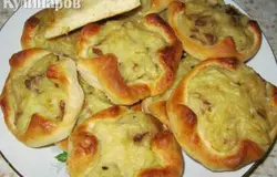 Конвертики с картофельно-грибной начинкой готовы! Приятного аппетита!