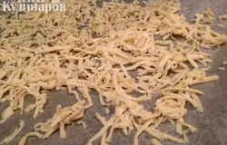 Натерли неплотным слоем.