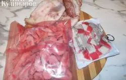 Собираем вот такой коктейль из морепродуктов