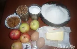 Продукты для пирога.